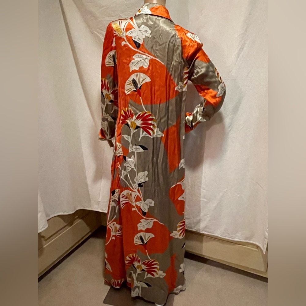 Anthropologie Corey Lynn Calter Japanese inspired Button-Front Maxi Dress - Picture 4 of 7